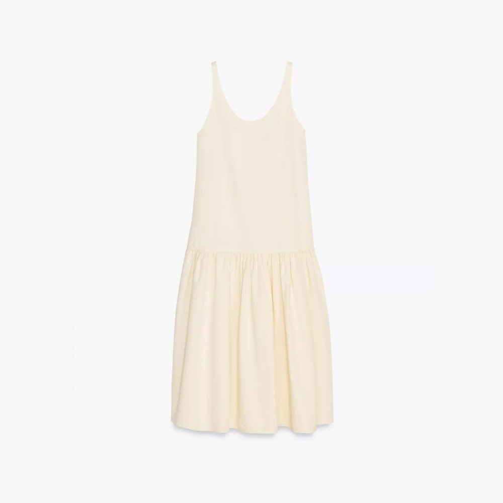 Zara ruched midi dress 🔺 - Picture 4 of 5